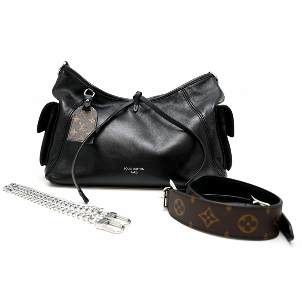 Louis Vuitton Carryall Cargo Vibe PM Women's Shoulder Bag M24861 Lambskin Lea...
